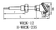 煙道、風(fēng)道熱電偶 WR□K-12 